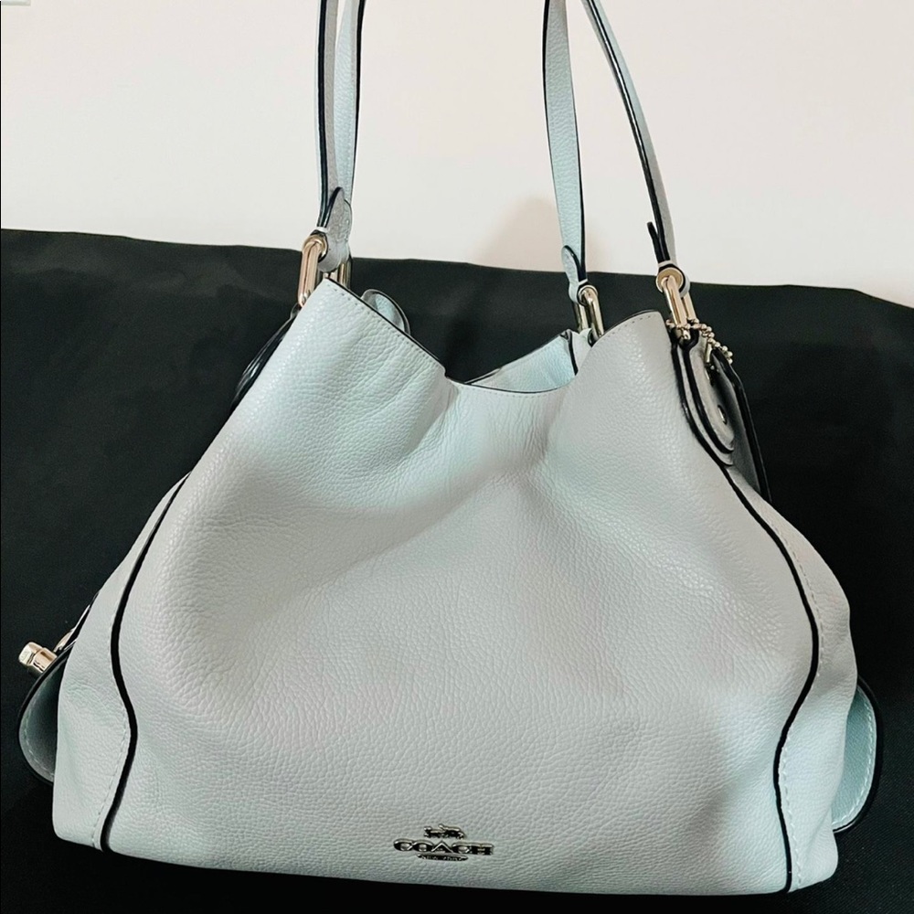 Coach spring blue large purse